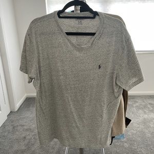 Polo Shirt Gray Size Large